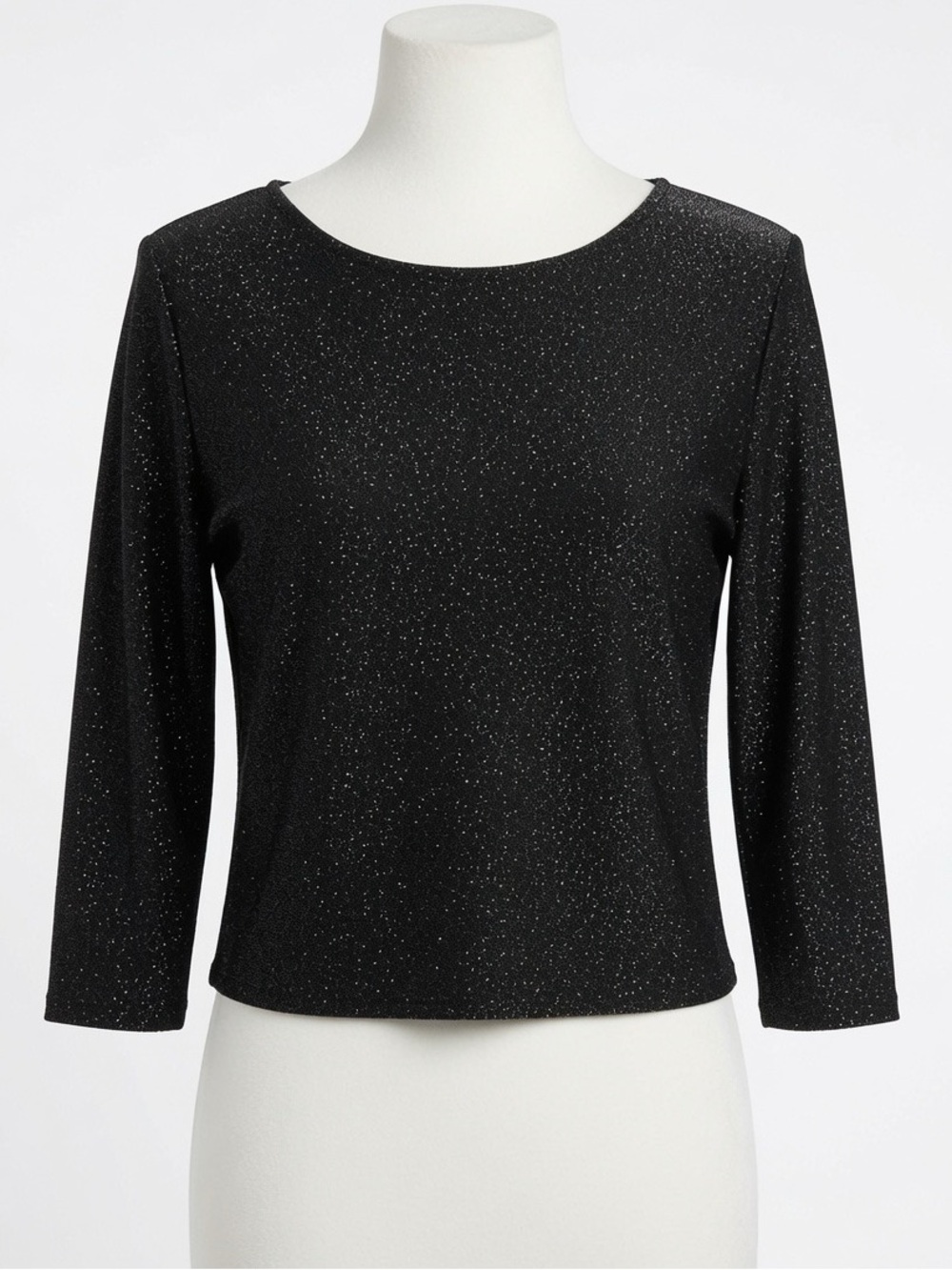 Stradivarius Cropped Sparkly Top